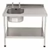 Franke Self Assembly Stainless Steel Sink Left Hand Bowl 1000x 600mm - P049
