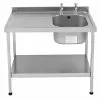 Franke Self Assembly Stainless Steel Sink Right Hand Bowl 1200x 600mm - P364