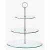 Bia Glass Three Tiered Afternoon Tea Cake Stand - GL080