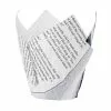 *Non-Branded Grease-Resistant Paper Chip Crowns Newspaper Print (Pack Of 1100) - GK973