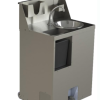 HALLCO Reduced Height Mobile Hand Wash Station - RHAMHWS-L+