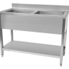Empire Stainless Steel Double Bowl Midi Pot Wash Sink 1200mm Wide - EMP-PW1200-2