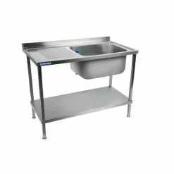 Holmes® Holmes Fully Assembled Stainless Steel Sink Left Hand Drainer 1000mm - DR060