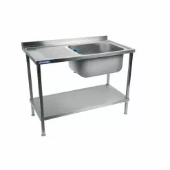 Holmes® Holmes Fully Assembled Stainless Steel Sink Left Hand Drainer 1200mm - DR381