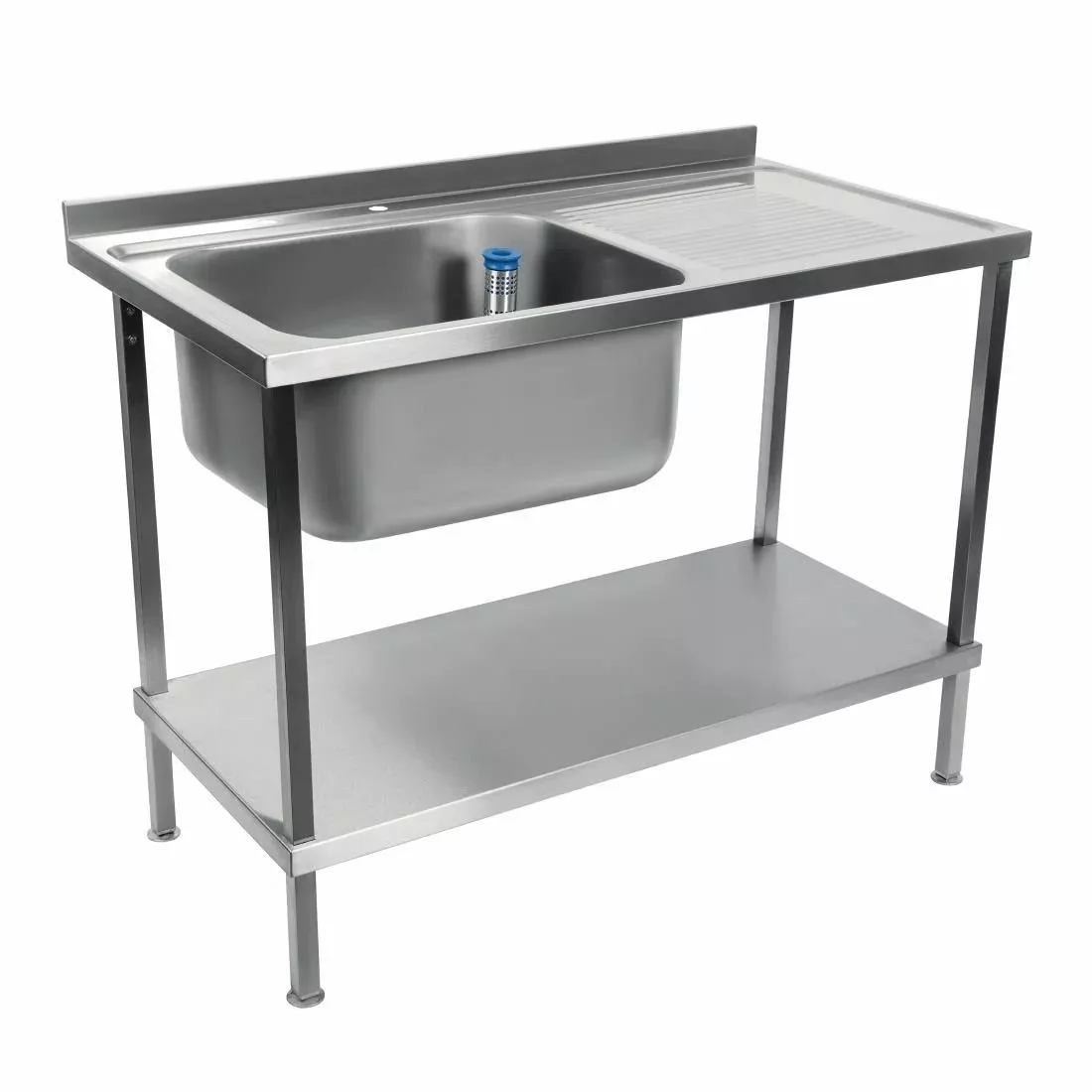 Holmes® Holmes Fully Assembled Stainless Steel Sink Right Hand Drainer 1000mm - DR380 1 Holmes® Holmes Fully Assembled Stainless Steel Sink Right Hand Drainer 1000mm - DR380