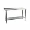 Holmes® Holmes Stainless Steel Wall Table With Upstand 1500mm - DR023
