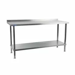 Holmes® Holmes Stainless Steel Wall Table With Upstand 2100mm - DR032