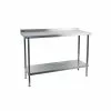 Holmes® Holmes Stainless Steel Wall Table With Upstand 600mm - DR020