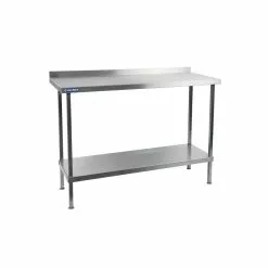 Holmes® Holmes Stainless Steel Wall Table With Upstand 600mm - DR020