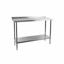 Holmes® Holmes Stainless Steel Wall Table With Upstand 600mm - DR034