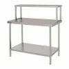 Holmes® Holmes Stainless Steel Wall Work Table Welded With Gantry 900mm - FC448
