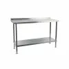 Holmes® Holmes Stainless Wall Table With Upstand 1800mm - DR031
