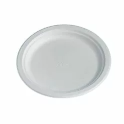 Huhtamaki Compostable Moulded Fibre Chinet Plates 220mm (Pack Of 125) - CM148