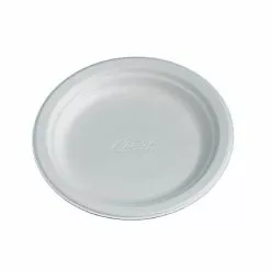 Huhtamaki Compostable Moulded Fibre Chinet Plates 240mm (Pack Of 100) - CM149