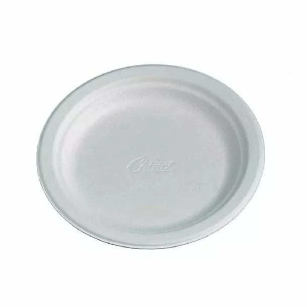 Huhtamaki Compostable Moulded Fibre Chinet Plates 240mm (Pack Of 100) - CM149 1 Huhtamaki Compostable Moulded Fibre Chinet Plates 240mm (Pack Of 100) - CM149