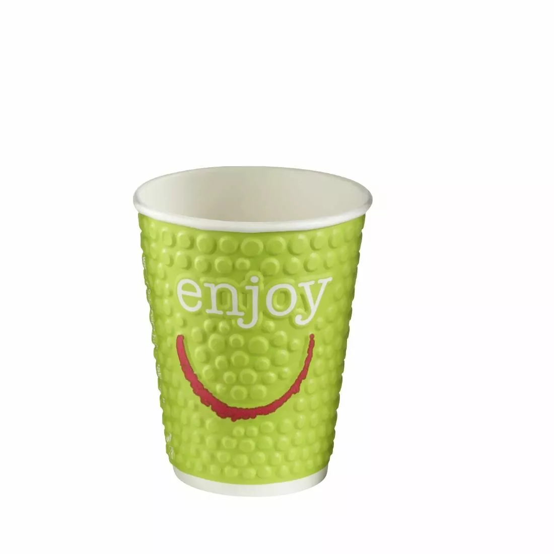 Huhtamaki Enjoy Double Wall Disposable Hot Cups 225ml / 8oz (Pack Of 875) - CM573 1 Huhtamaki Enjoy Double Wall Disposable Hot Cups 225ml / 8oz (Pack Of 875) - CM573