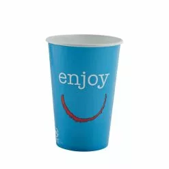 Huhtamaki Enjoy Paper Cold Cups 455ml / 16oz (Pack Of 1000) - CM578