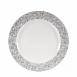 Churchill Isla Shale Grey Footed Plate 27.6cm (12 Pack) - BL936