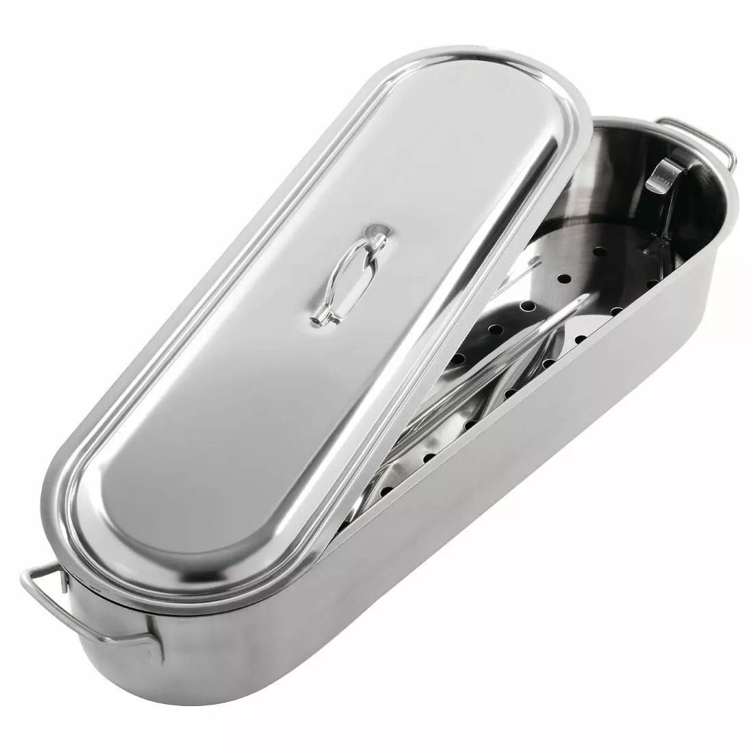 Kitchen Craft Stainless Steel Fish Kettle 500mm - K356 1 Kitchen Craft Stainless Steel Fish Kettle 500mm - K356