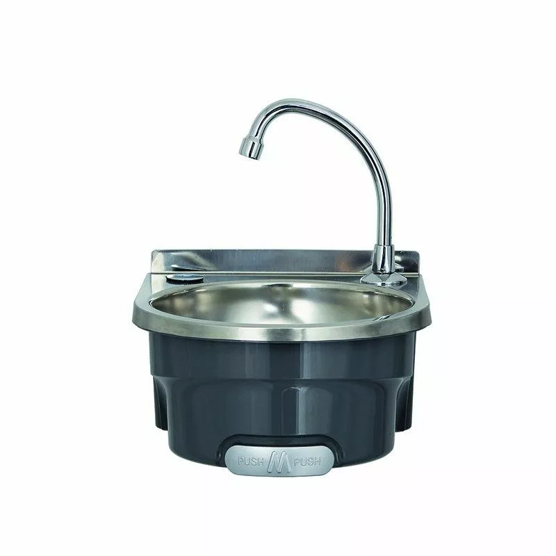 Mechline BasiX BSX-300-KVS Hand Wash Station With 'Push-Front' Hands-Free Mechanical Operation 1 Mechline BasiX BSX-300-KVS Hand Wash Station With 'Push-Front' Hands-Free Mechanical Operation