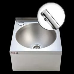 Mechline Basix Hands Free Wash Basin Stainless Steel With Sensor Tempomatic Tap WS3-NT