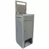 Mechline BaSix Stainless Steel Mobile Hand Wash Station - BSX-MHB-HCW-T