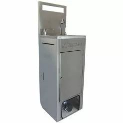 Mechline BaSix Stainless Steel Mobile Unheated Hand Wash Station - BSX-MHB-X