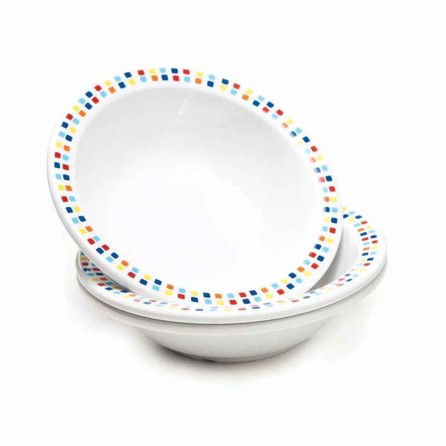 Mirage Melamine Mosaic Cereal Bowl 15cm 6 Inch (48 Pack) - BC032 1 Mirage Melamine Mosaic Cereal Bowl 15cm 6 Inch (48 Pack) - BC032