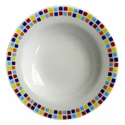 Mirage Melamine Mosaic Pasta Bowl 19.5cm 8 Inch (48 Pack) - BC033