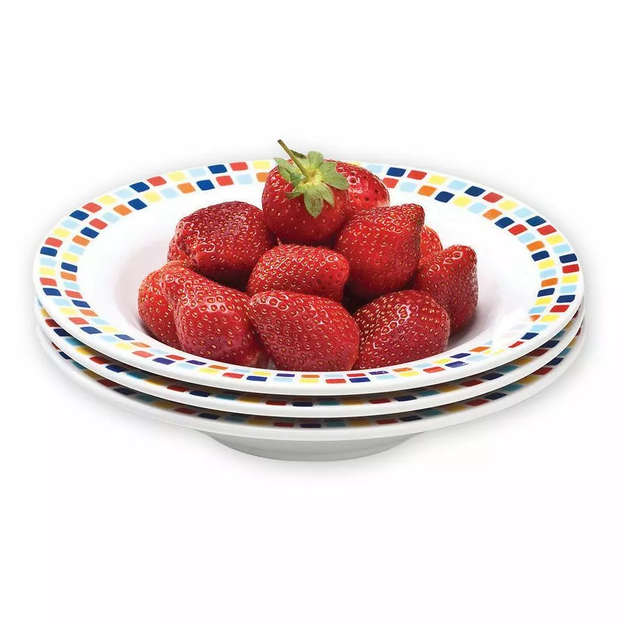Mirage Melamine Mosaic Pasta Bowl 19.5cm 8 Inch (48 Pack) - BC033 2 Mirage Melamine Mosaic Pasta Bowl 19.5cm 8 Inch (48 Pack) - BC033 - Image 2