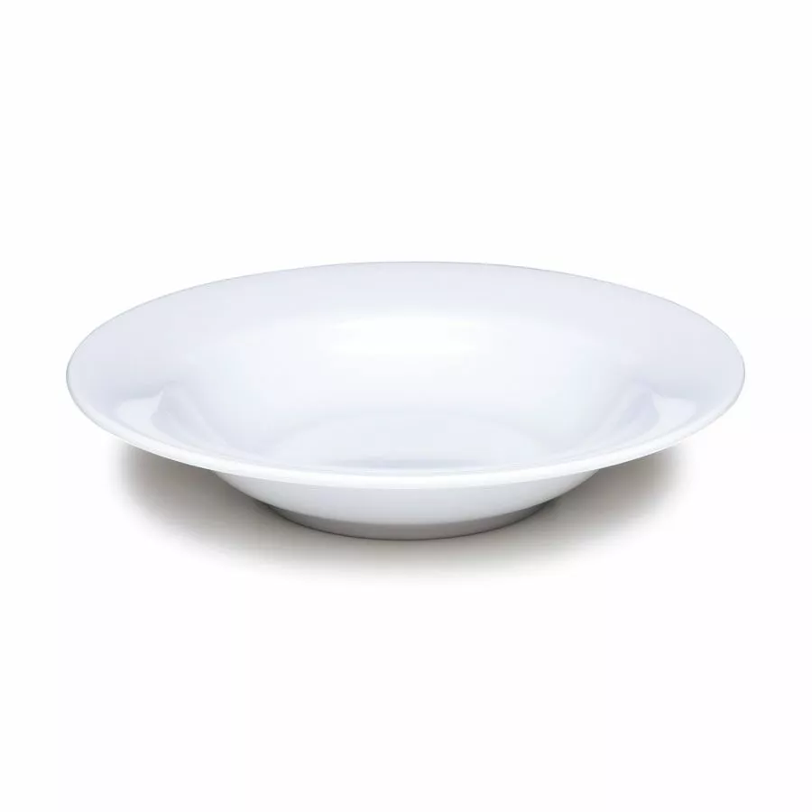 Mirage Melamine White Pasta Bowl 19.5cm 8 Inch (48 Pack) - BC601W 1 Mirage Melamine White Pasta Bowl 19.5cm 8 Inch (48 Pack) - BC601W