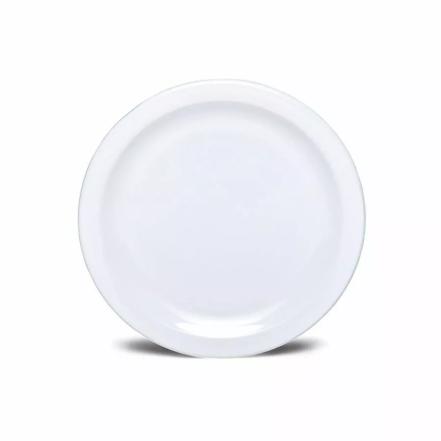 Mirage Melamine White Plate 18.5cm 7.5 Inch (48 Pack) - BC603W 1 Mirage Melamine White Plate 18.5cm 7.5 Inch (48 Pack) - BC603W