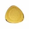 Churchill Mustard Seed Yellow Triangle Plate 22.9cm (12 Pack) - BH659MU