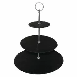 Olympia 3 Tier Slate Afternoon Tea Stand - GF991