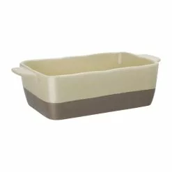 Olympia Cream And Taupe Ceramic Roasting Dish 2.5Ltr - DB520