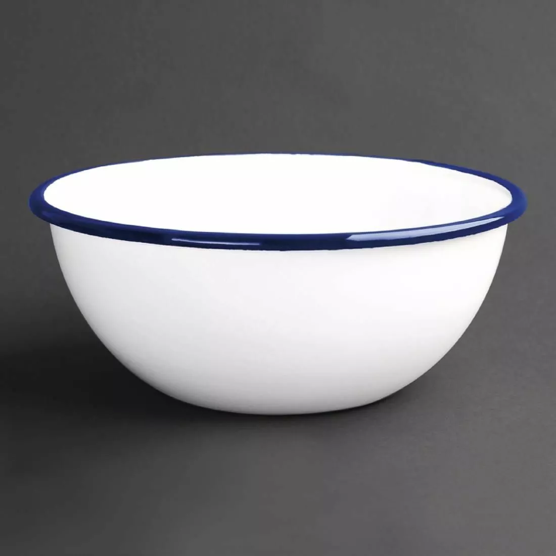 Olympia Enamel Bowls 155mm (Pack Of 6) - GM514 1 Olympia Enamel Bowls 155mm (Pack Of 6) - GM514