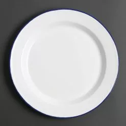 Olympia Enamel Dinner Plates 245mm (Pack Of 6) - GM512