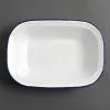 Olympia Enamel Dishes Rectangular 280 X 190mm (Pack Of 6) - GM510