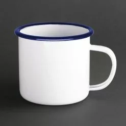 Olympia Enamel Mugs 350ml (Pack Of 6) - GM516