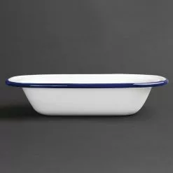 Olympia Enamel Pie Dishes Rectangular 180 X 135mm (Pack Of 6) - GM511