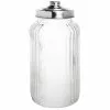 Olympia Ribbed Glass Storage Jar 1400ml (Pack Of 6) - CM638