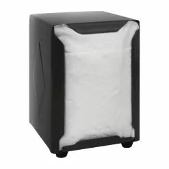 Olympia Stainless Steel Napkin Dispenser Black - CN753