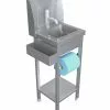 Parry Stainless Steel Mini Handwash Sink With Open Shelf - MSH