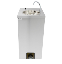 Parry Stainless Steel Mobile Wash Basin - MWBT