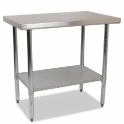 Empire Premium Stainless Steel Centre Prep Table 1800mm Wide - P-SSCT-180