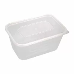*Non-Branded Premium Takeaway Food Containers With Lid 1000ml / 35oz (Pack Of 250) - FC093