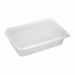 *Non-Branded Premium Takeaway Food Containers With Lid 500ml / 18oz (Pack Of 250) - FC090