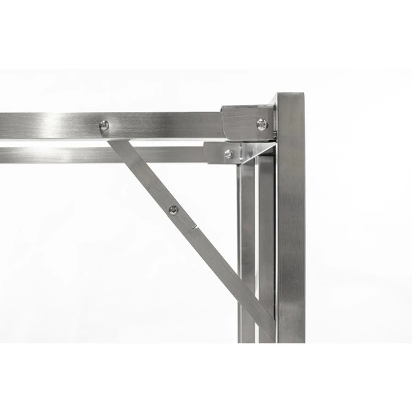 Connecta Stainless Steel Folding Table 1200 X 600mm - HEF666 3 Connecta Stainless Steel Folding Table 1200 X 600mm - HEF666 - Image 3