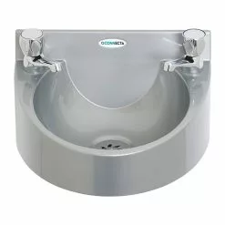 Connecta ABS Wash Hand Basin With Dome Head Taps - HEF717