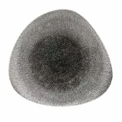 Churchill Quartz Black TriangleShallow Bowl 9.4 X 6.15 Inch (12 Pack) - BK984
